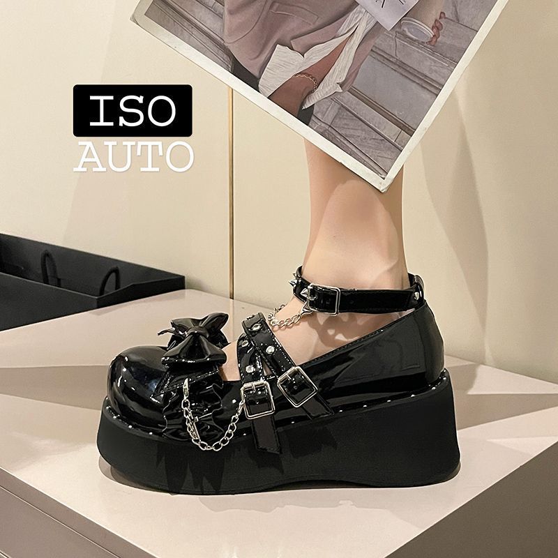 Mary Jane Halbschuhe mit Schleife – Bild 2 | LuxeStyle
