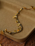Armband mit Naturstein, handgewoben | LuxeStyle