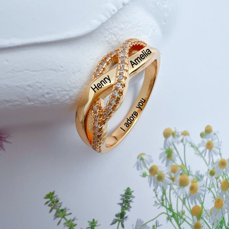 Personalisierter Woven Ring – Bild 6 | LuxeStyle