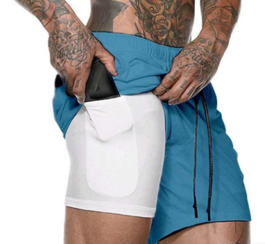 Kompression-Shorts mit Taschen