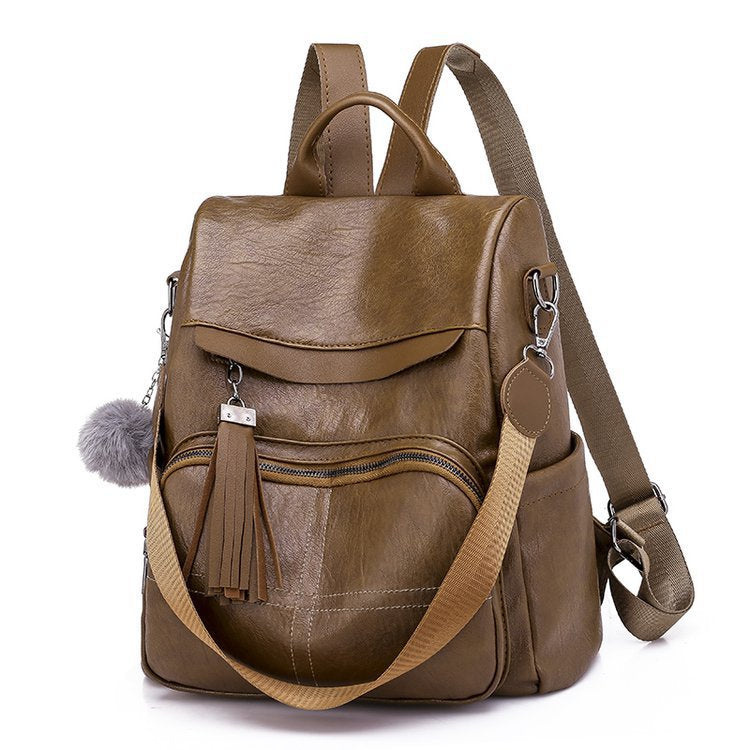 Rucksack aus weichem Lederimitat – Bild 4 | LuxeStyle