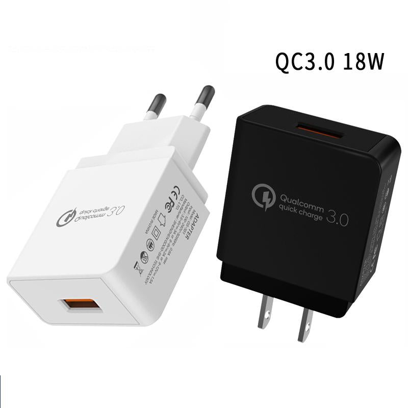 USB-Ladegerät QC3.0 für Mobiltelefone, 18W
