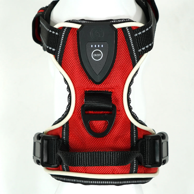 GPS-Brustgeschirr mit LED-Licht für Hunde – Bild 5 | LuxeStyle
