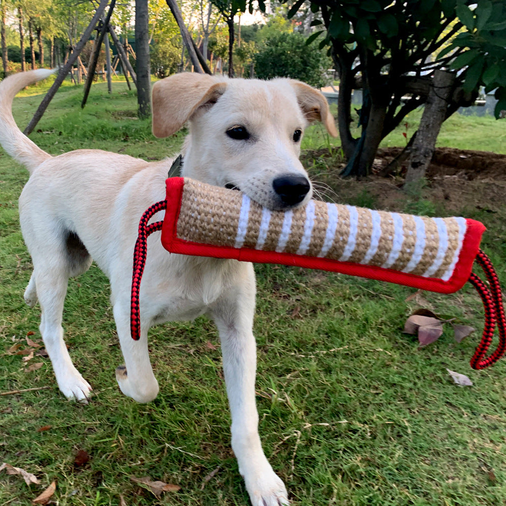 Beissfester Hanf-Beissstab für Hunde, 30cm