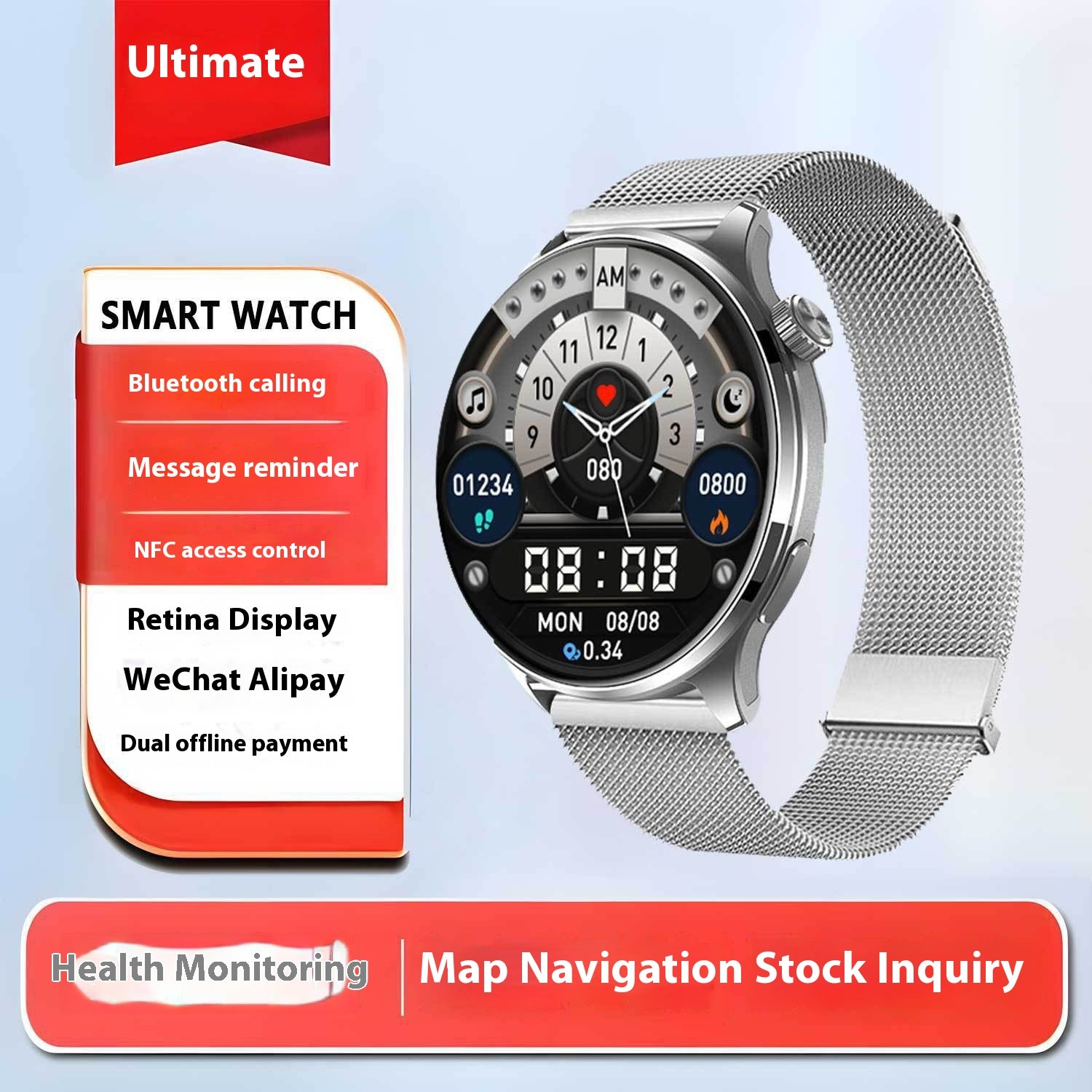 Multifunktions-Smartwatch für Kinder