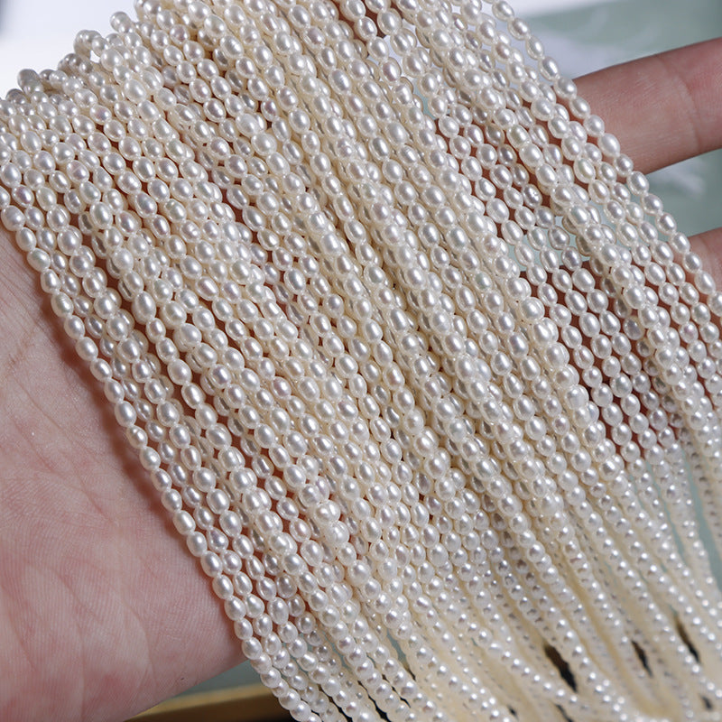 Natürliche Süsswasserperle feine Kette Schmuckmaterial – Bild 2 | LuxeStyle