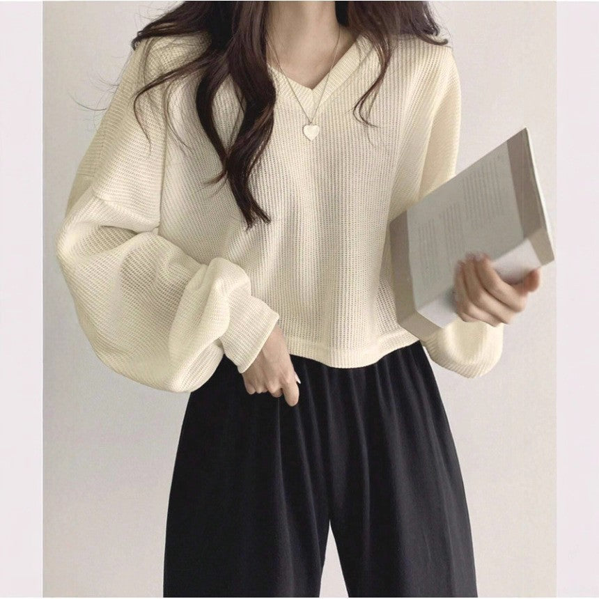 Einheitliches Pullover-Top