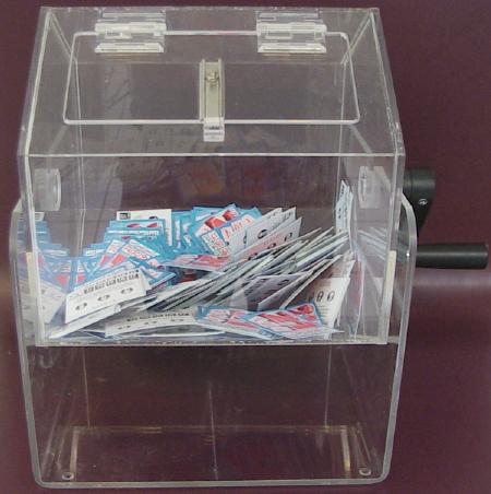 Lostrommel/Plexiglas