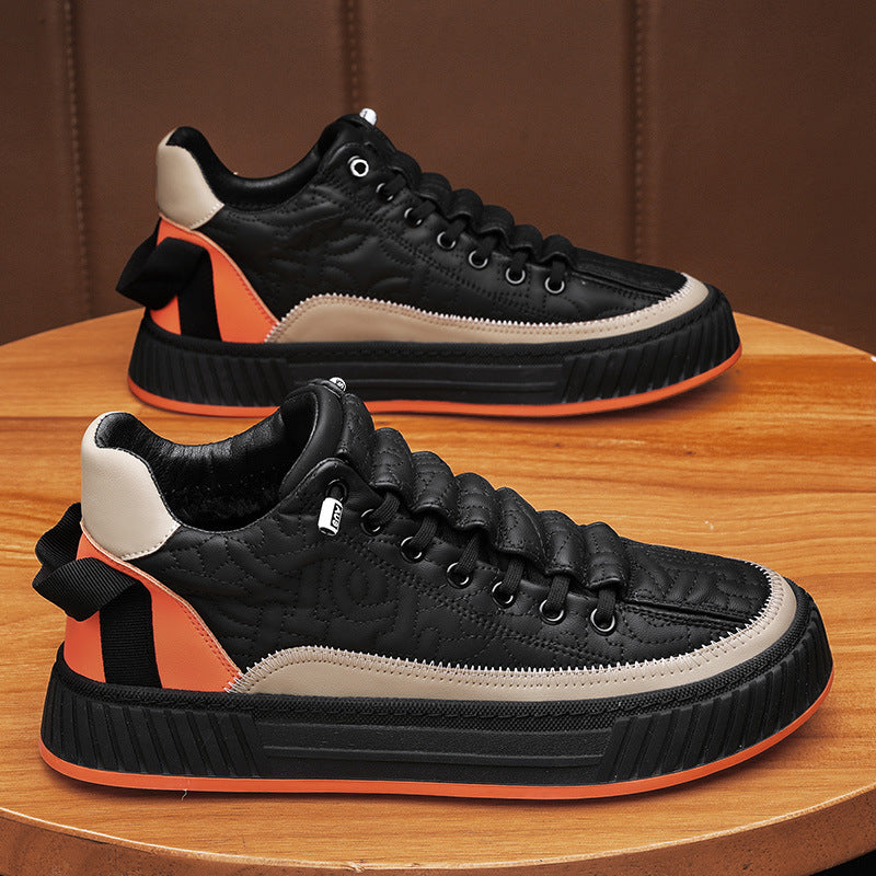 Herren Sneaker mit erhöhter Sohle