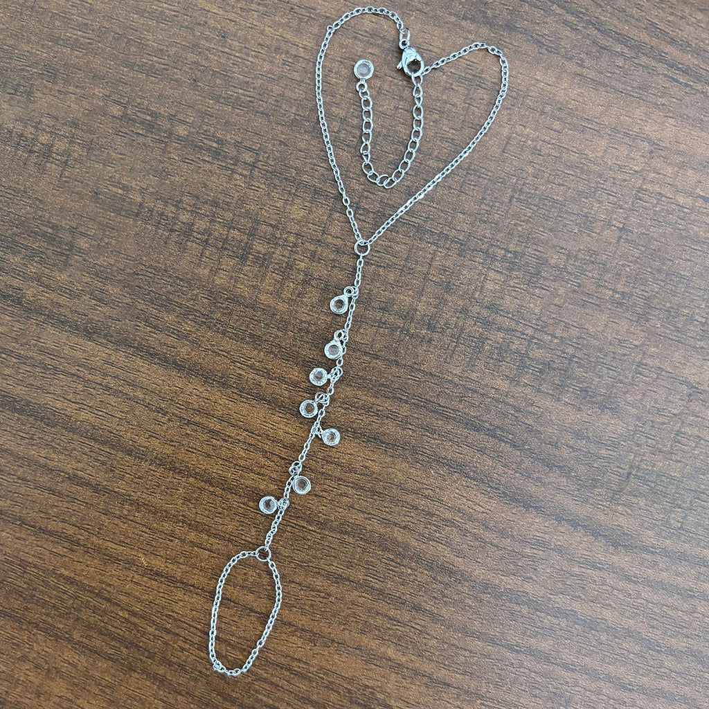 Gold-Edelstahl Fingerkette