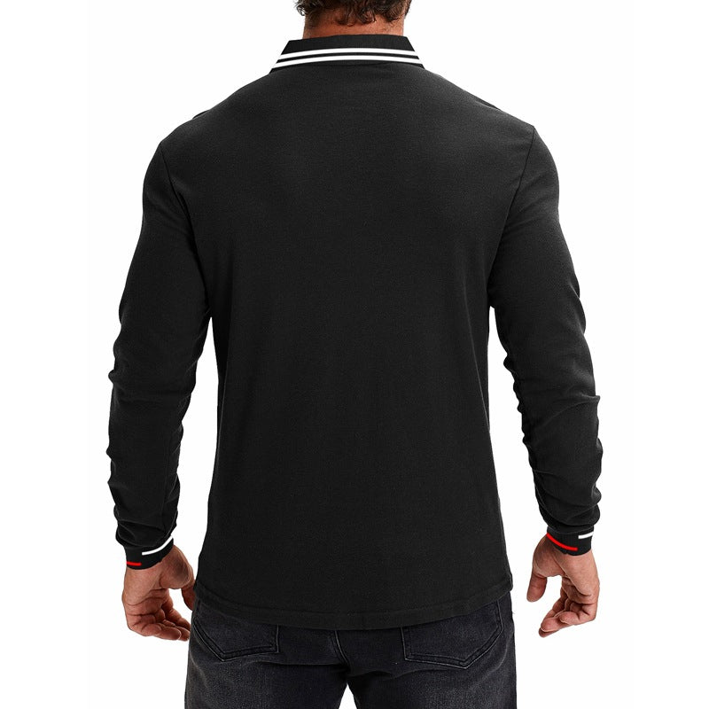 Slim-Fit Langarmhemd mit Farbblock-Design – Bild 4 | LuxeStyle