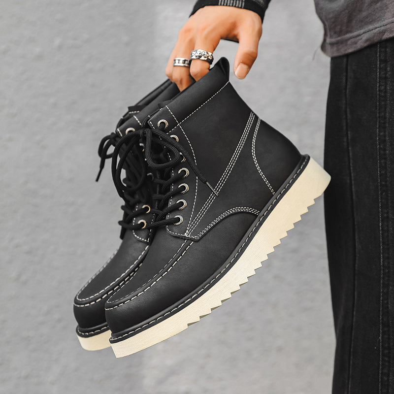 Herren Boots mit Schnürung
