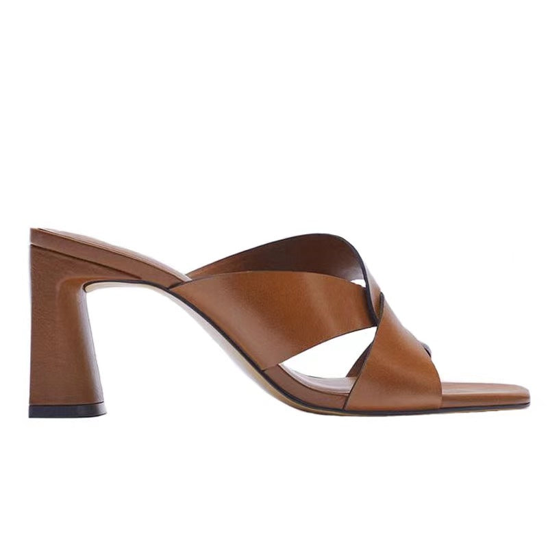 Leinen‑Sandalen mit quadratischem Zeh – Bild 3 | LuxeStyle