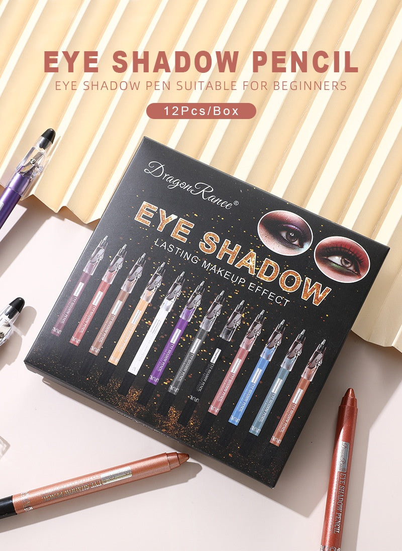 12‑Farben‑Eye‑Shadow‑Stift‑Set · 12 Stück – Bild 9 | LuxeStyle