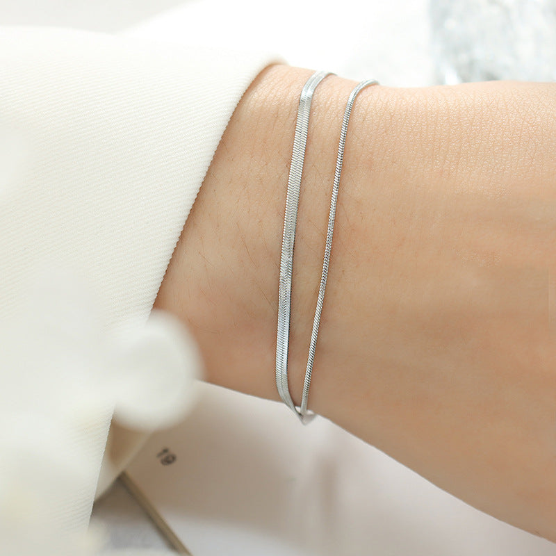 Doppellagiges Kettchen-Armband