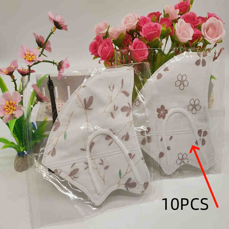 Farbwechselnde Stoffmasken mit Print (10er-Set)