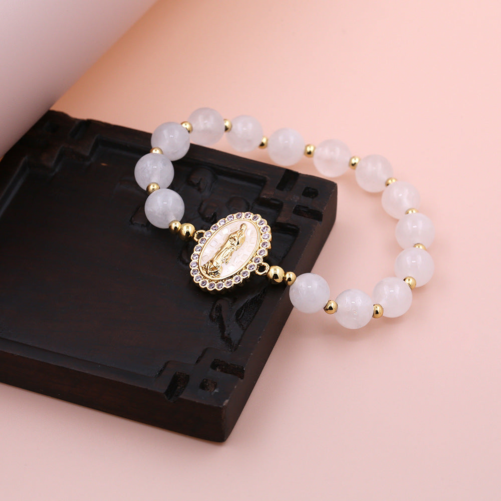 Glücks-Jade-Perlenarmband für Frauen – Bild 3 | LuxeStyle