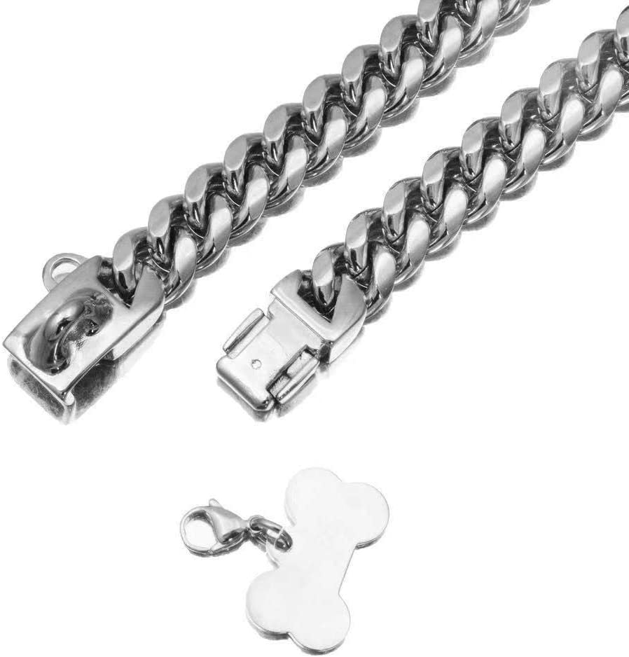Hundehalsband Cuban Chain, Edelstahl – Bild 4 | LuxeStyle