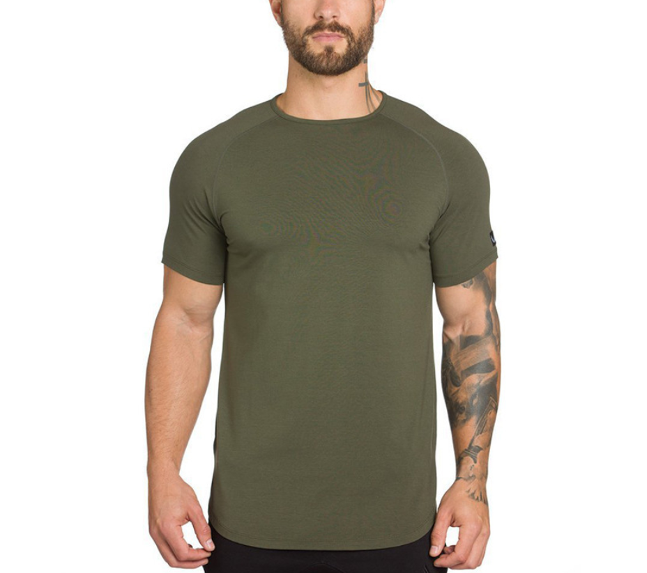 Fitness-Shirt aus Baumwoll-Mix