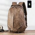 Khaki Rucksack mit grossem Fassungsvermögen – Bild 2 | LuxeStyle