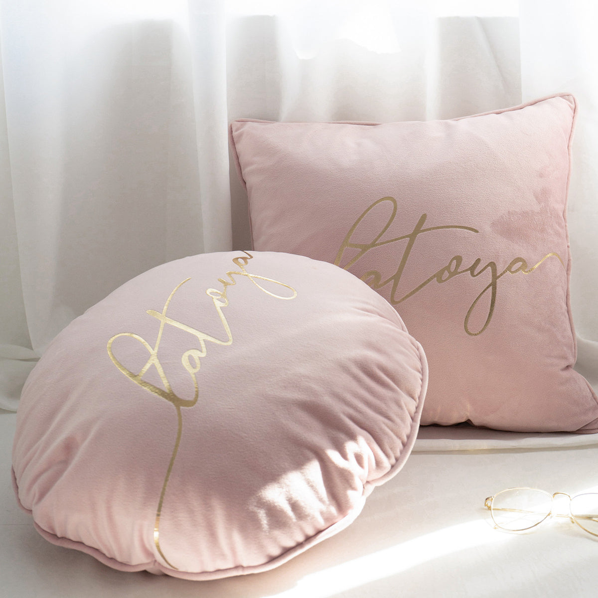Nordisches Samtkissen – Rund oder Eckig | LuxeStyle