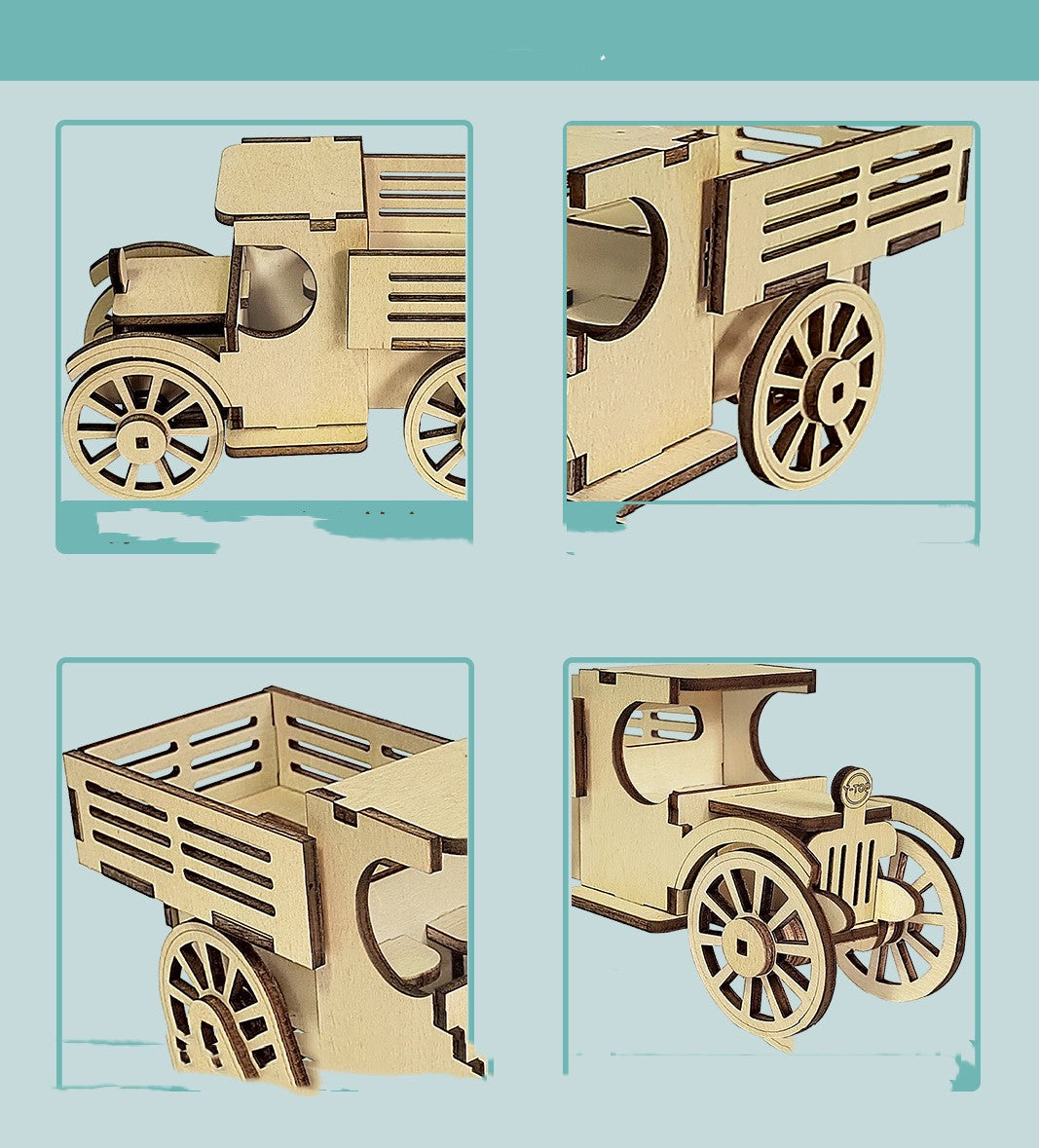 Holz 3D Puzzle Baufahrzeug Modell – Bild 4 | LuxeStyle