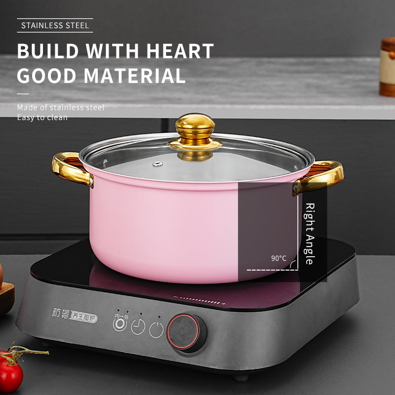 Gold Dual-sided Stockpot, 12-teiliges Set