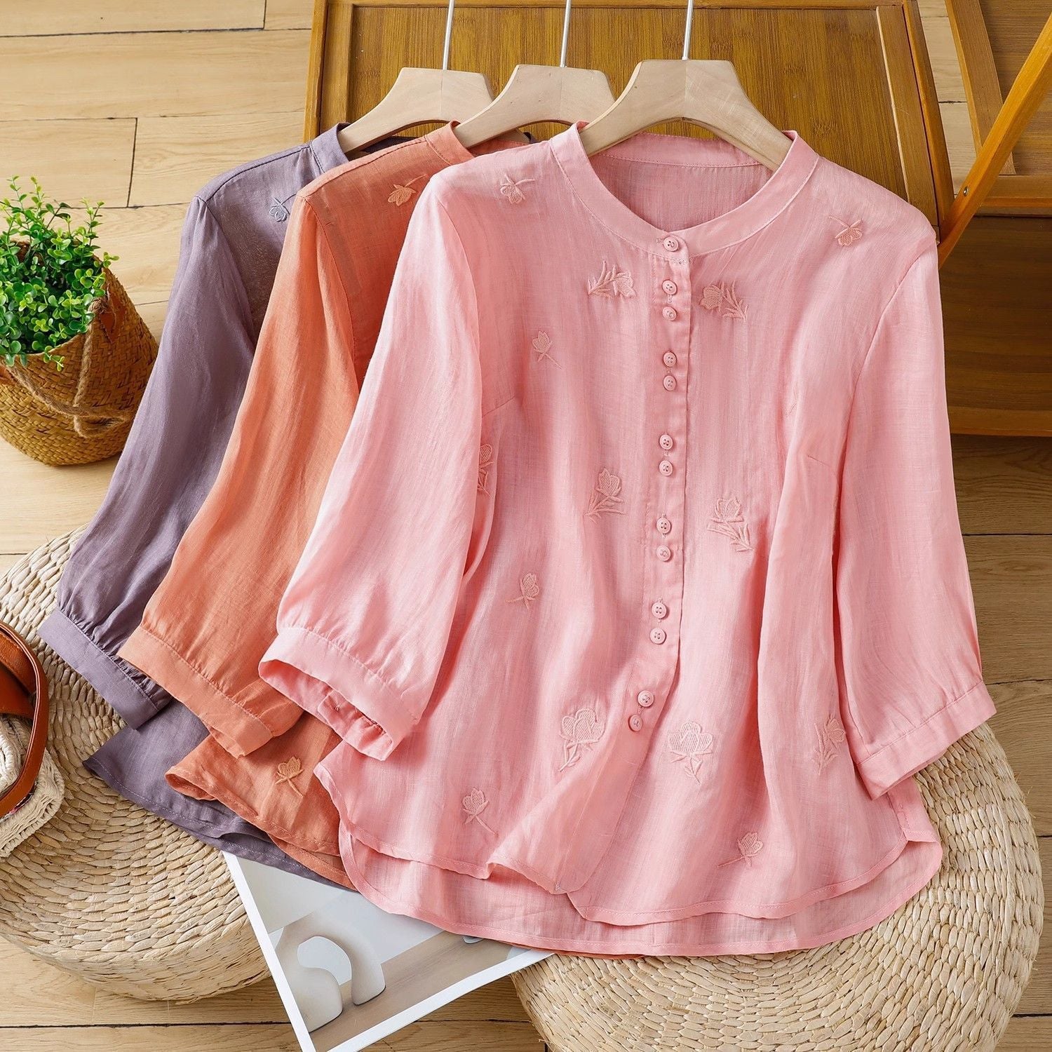 Retro-Bluse