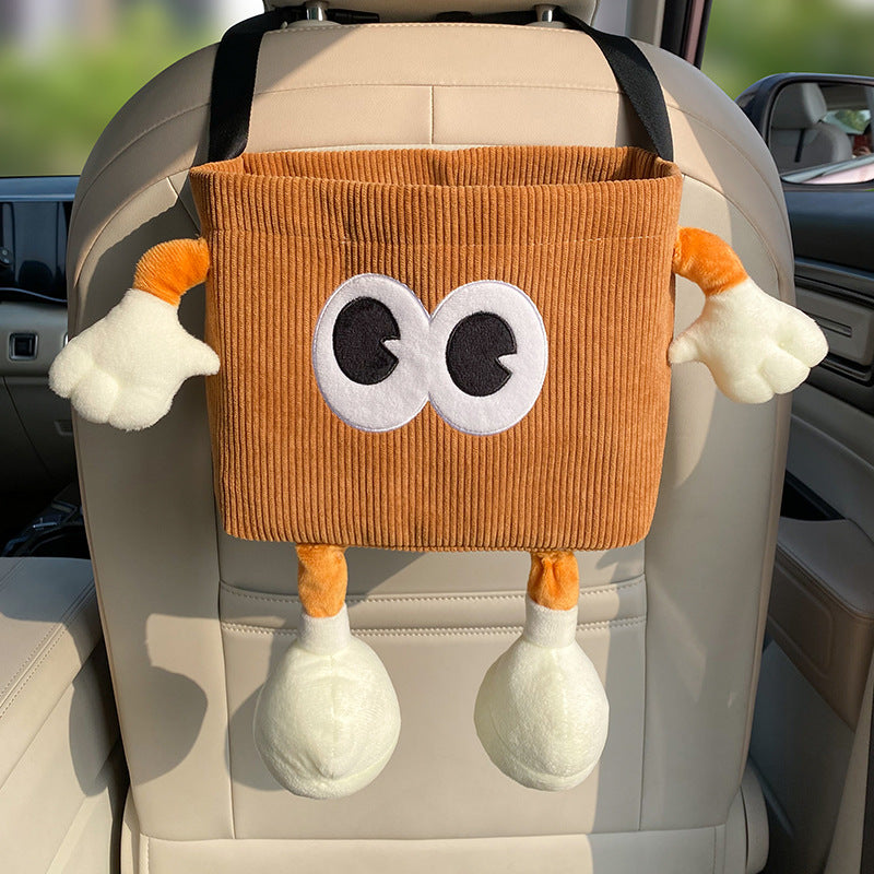 Kombi-Abfalleimer & Papiertuchbox für Auto