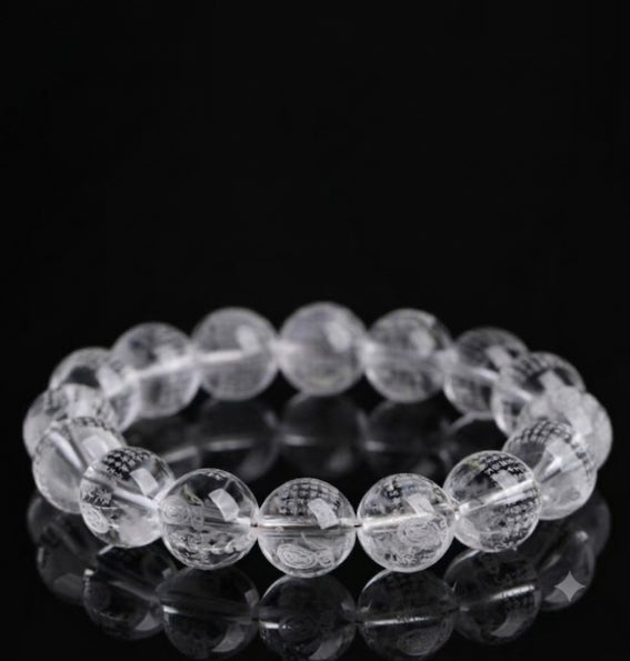 Himalaya Bergkristall Perlenarmband