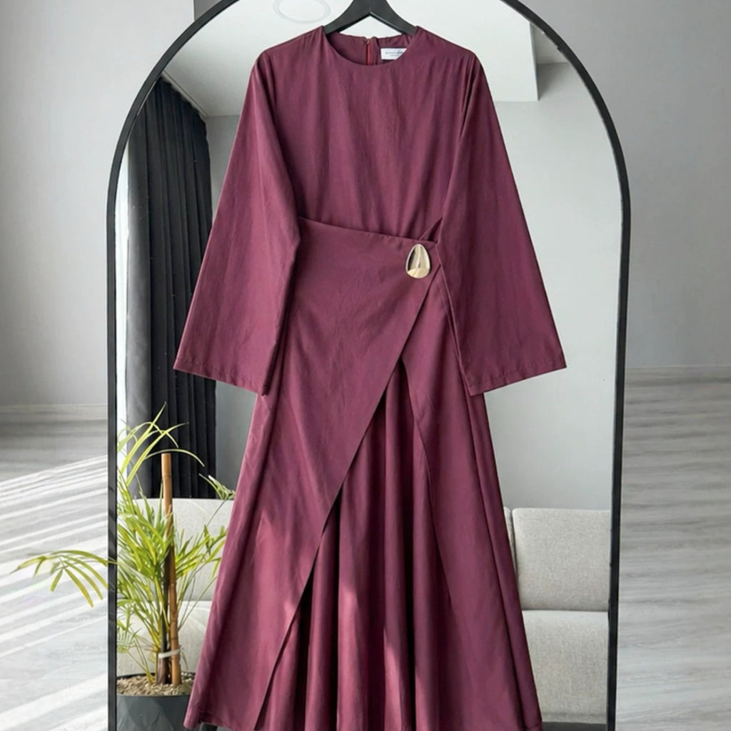 Langärmliges Kleid | LuxeStyle