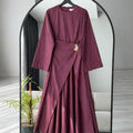 Langärmliges Kleid – Bild 7 | LuxeStyle