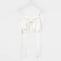 Off-Shoulder Langarmshirt mit Schnürung – Bild 1 | LuxeStyle