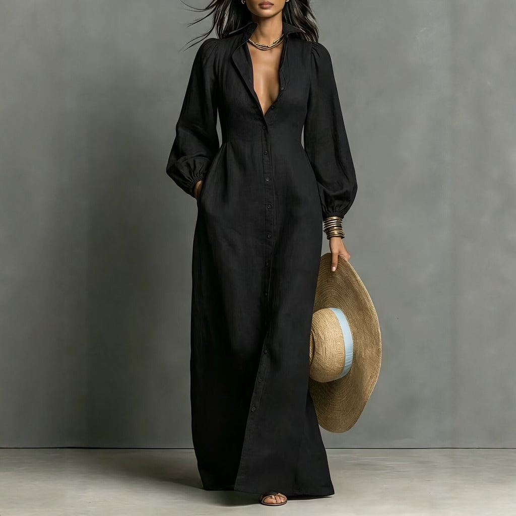 Long Shirt Dress Damen – Elegant & Vielseitig – Bild 6 | LuxeStyle