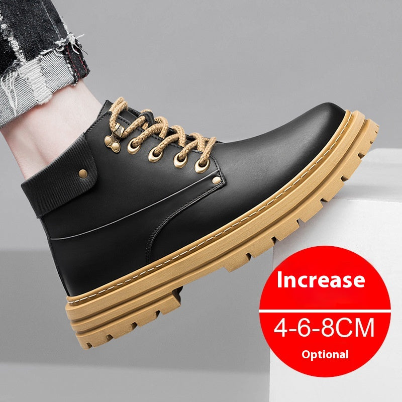 Worker-Boots Herren Sneaker mit verstecktem Aufzugsystem – Bild 5 | LuxeStyle