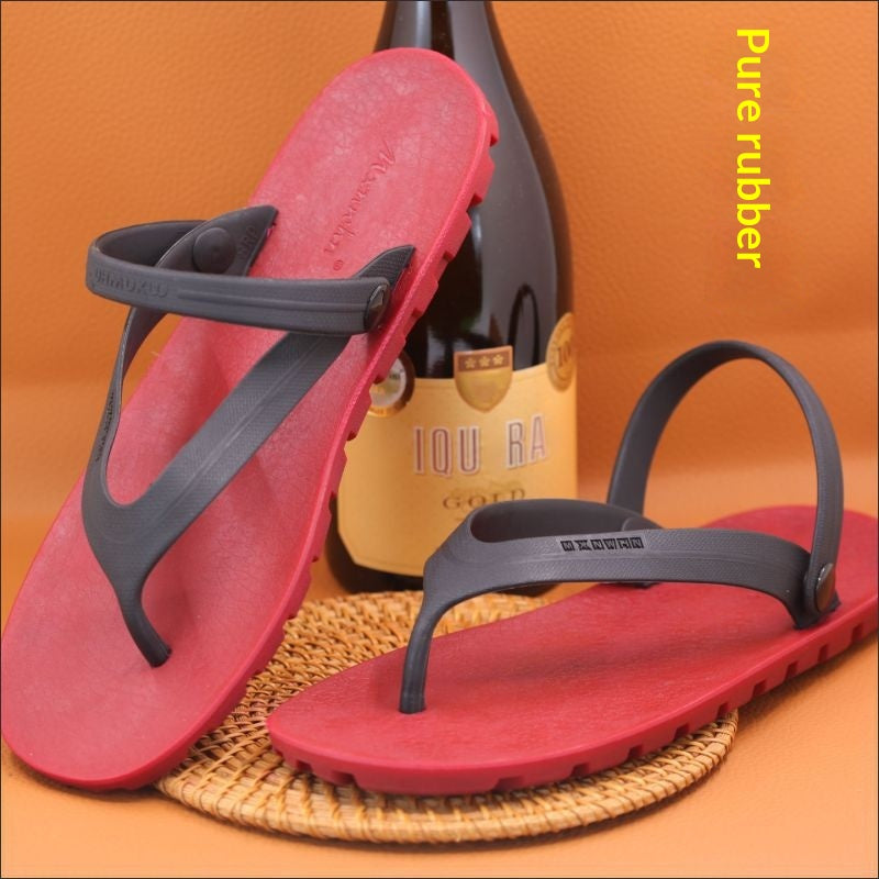 Leichte, atmungsaktive Gummi-Flip-Flops
