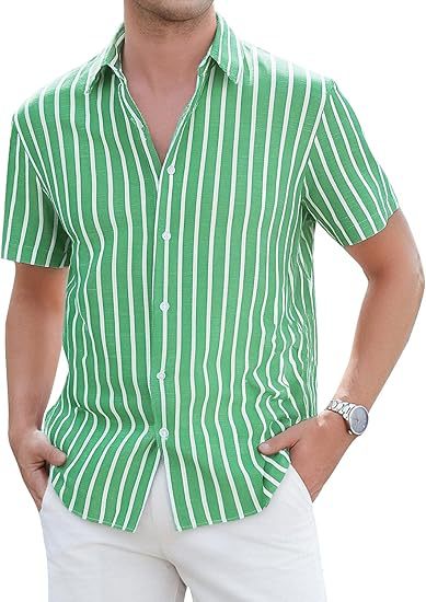 Herren Slim-Fit Hemd Leicht