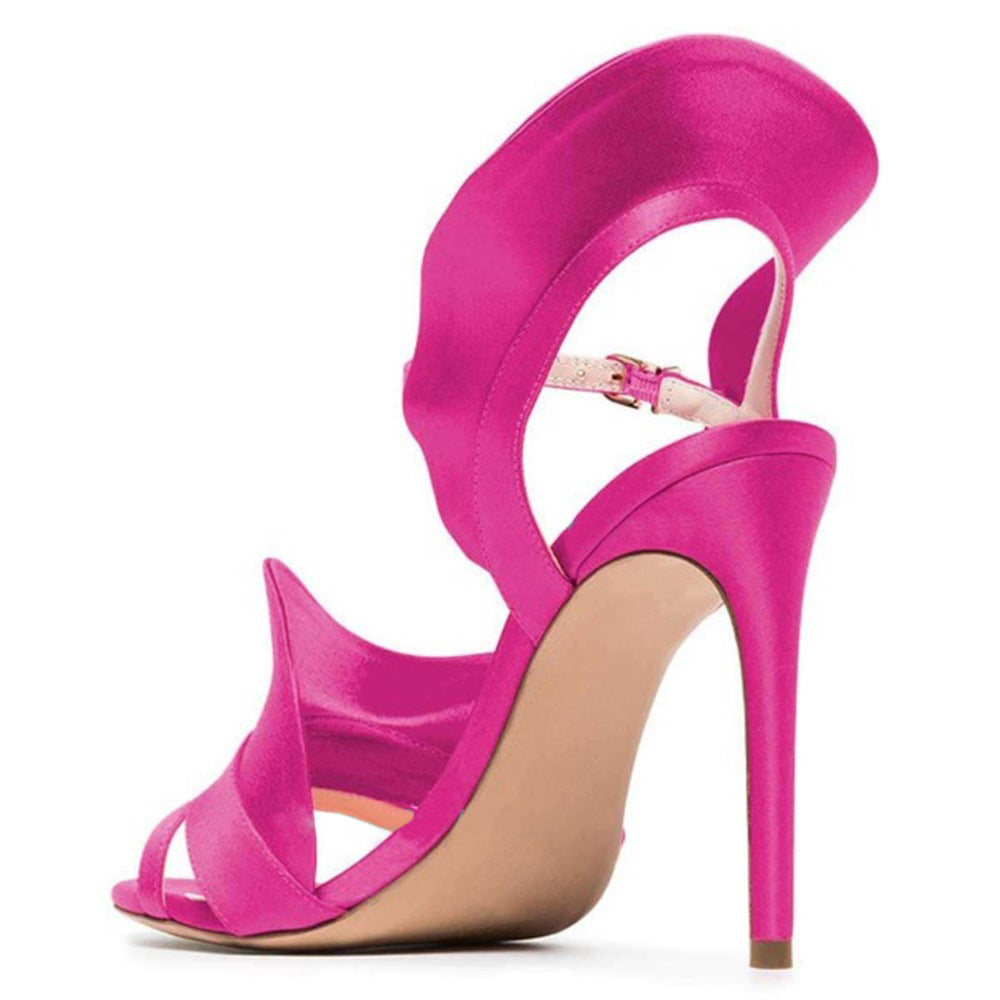 Stilvolle Fischmund-High-Heel-Sandalen | LuxeStyle
