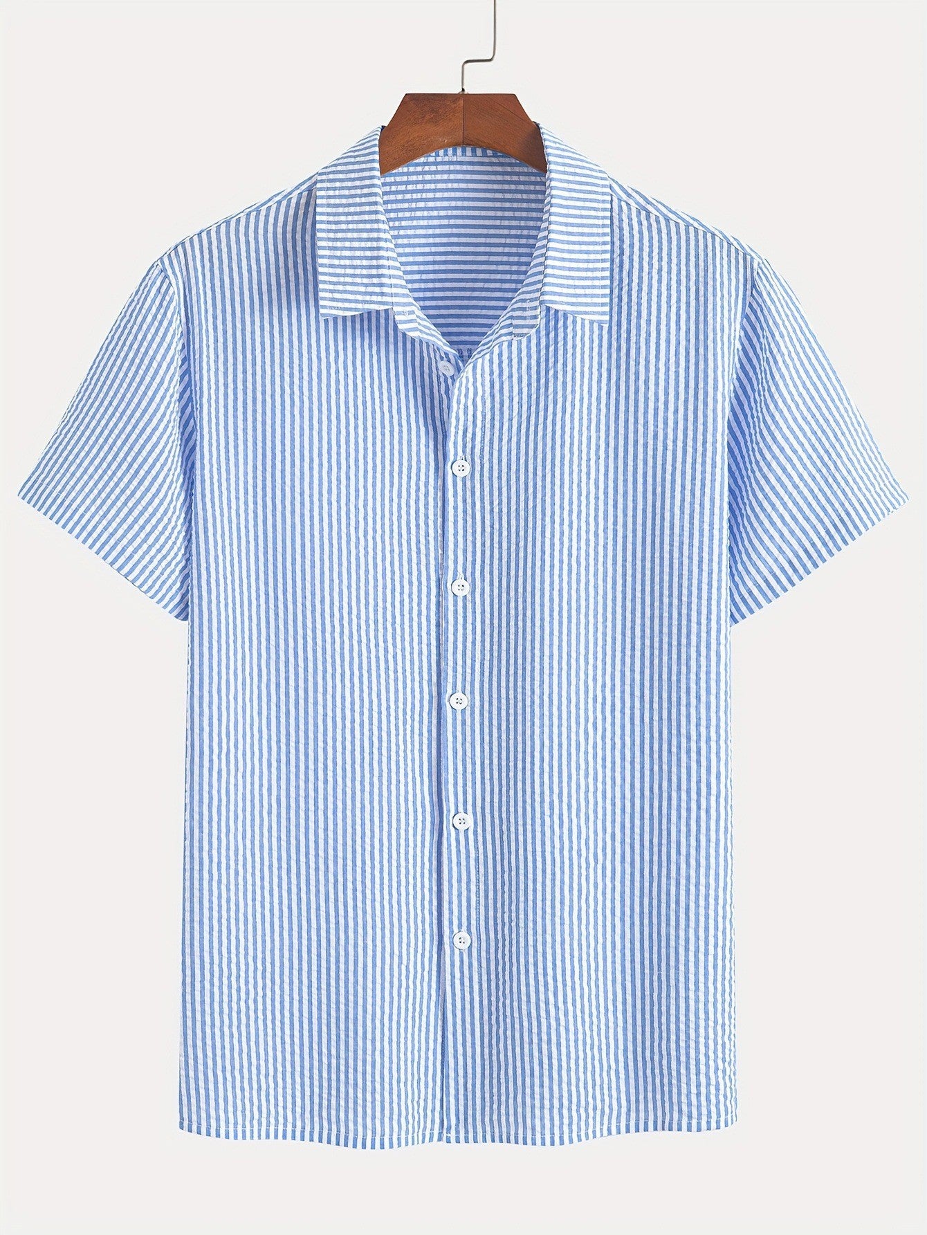 Retro Plaid Kurzarmhemd für Herren