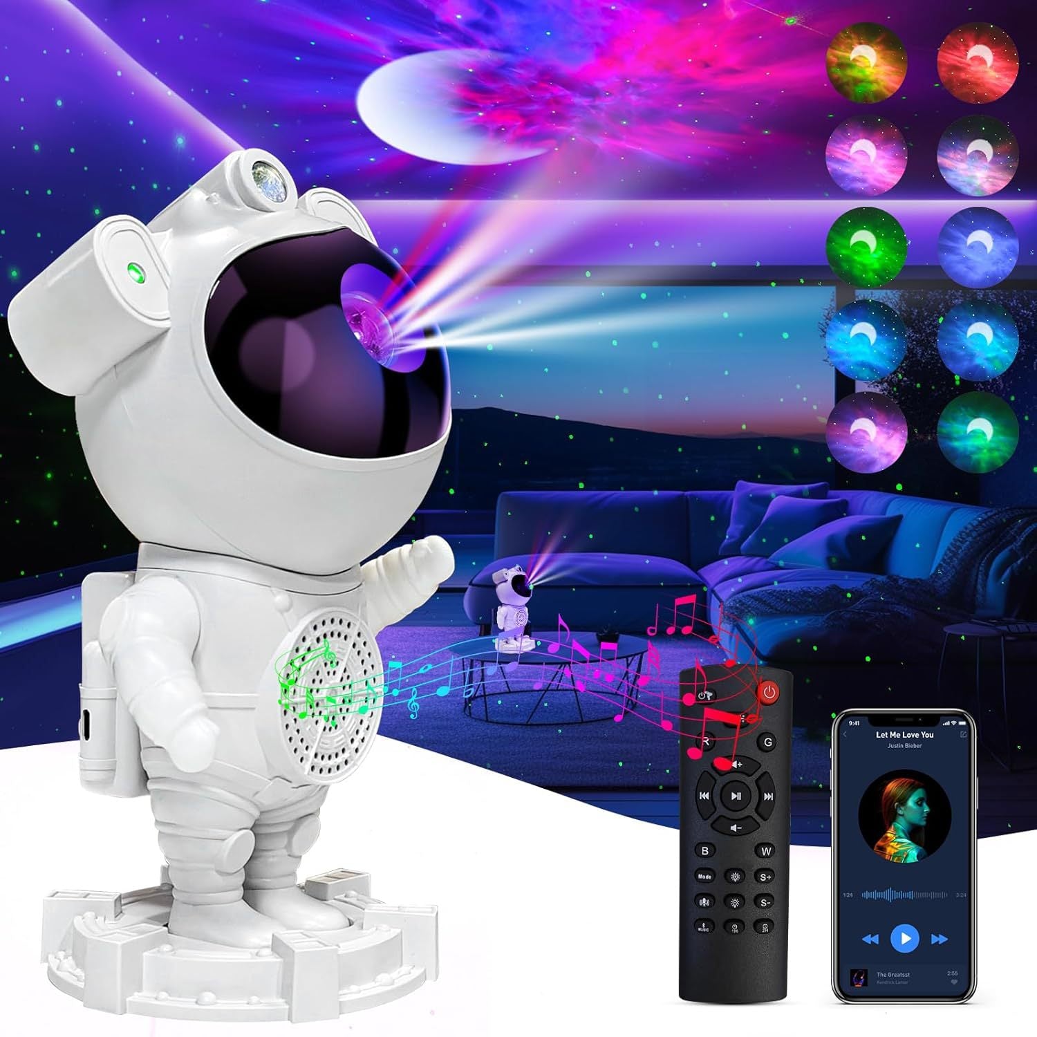 Sternenhimmel-Projektor «Starlight» · LED-Nachtlicht