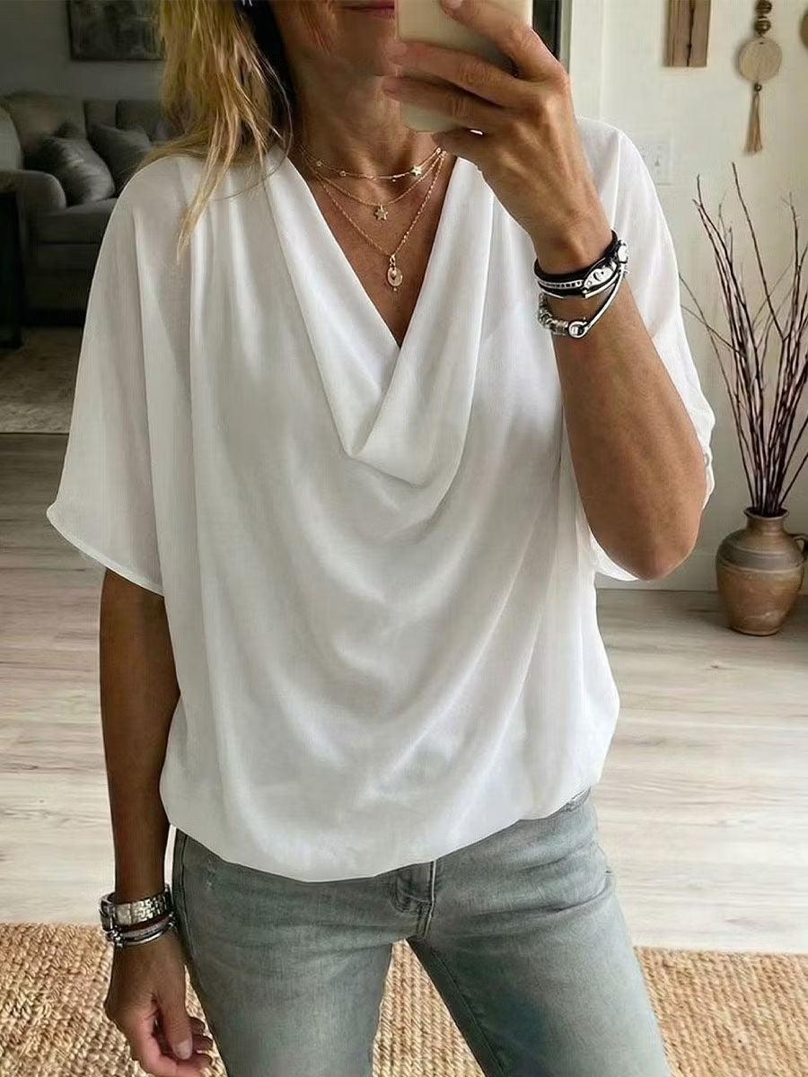 Elegantes Fledermausärmel-Top für Damen