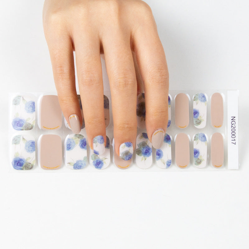 Koreanische Semi-Cured Nagelsticker zum Aufkleben – Bild 16 | LuxeStyle