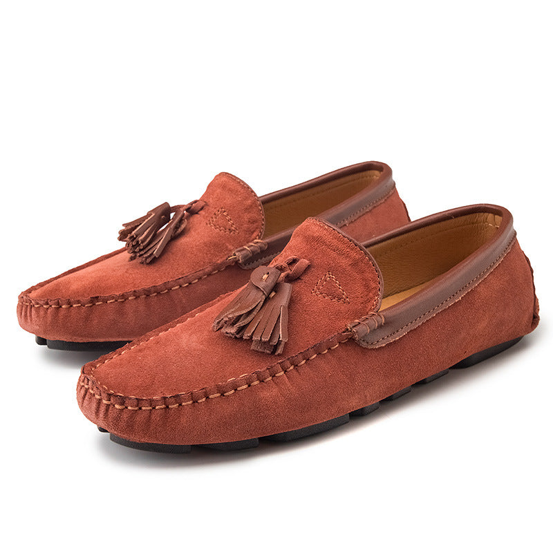 Burgunder Leder Sneaker – Bild 4 | LuxeStyle