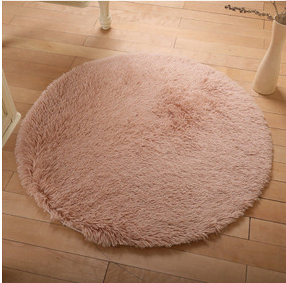 Runder Hochflor-Teppich aus Kunstfell – Bild 2 | LuxeStyle