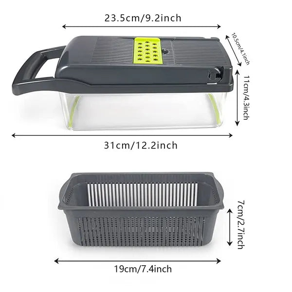 Multifunktionaler Gemüseschneider 15-in-1