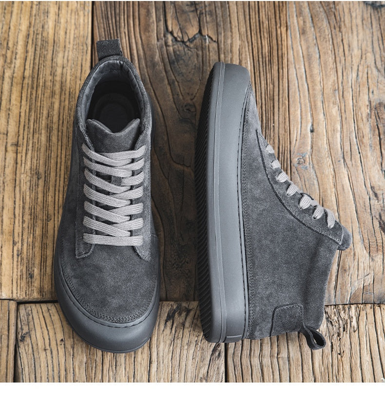 Lässige High-Top Leder Worker-Boots für Herren – Bild 20 | LuxeStyle