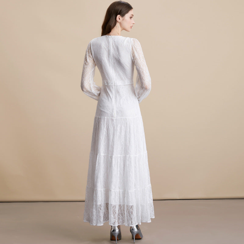 Elegantes Off-Shoulder A-Linien Kleid