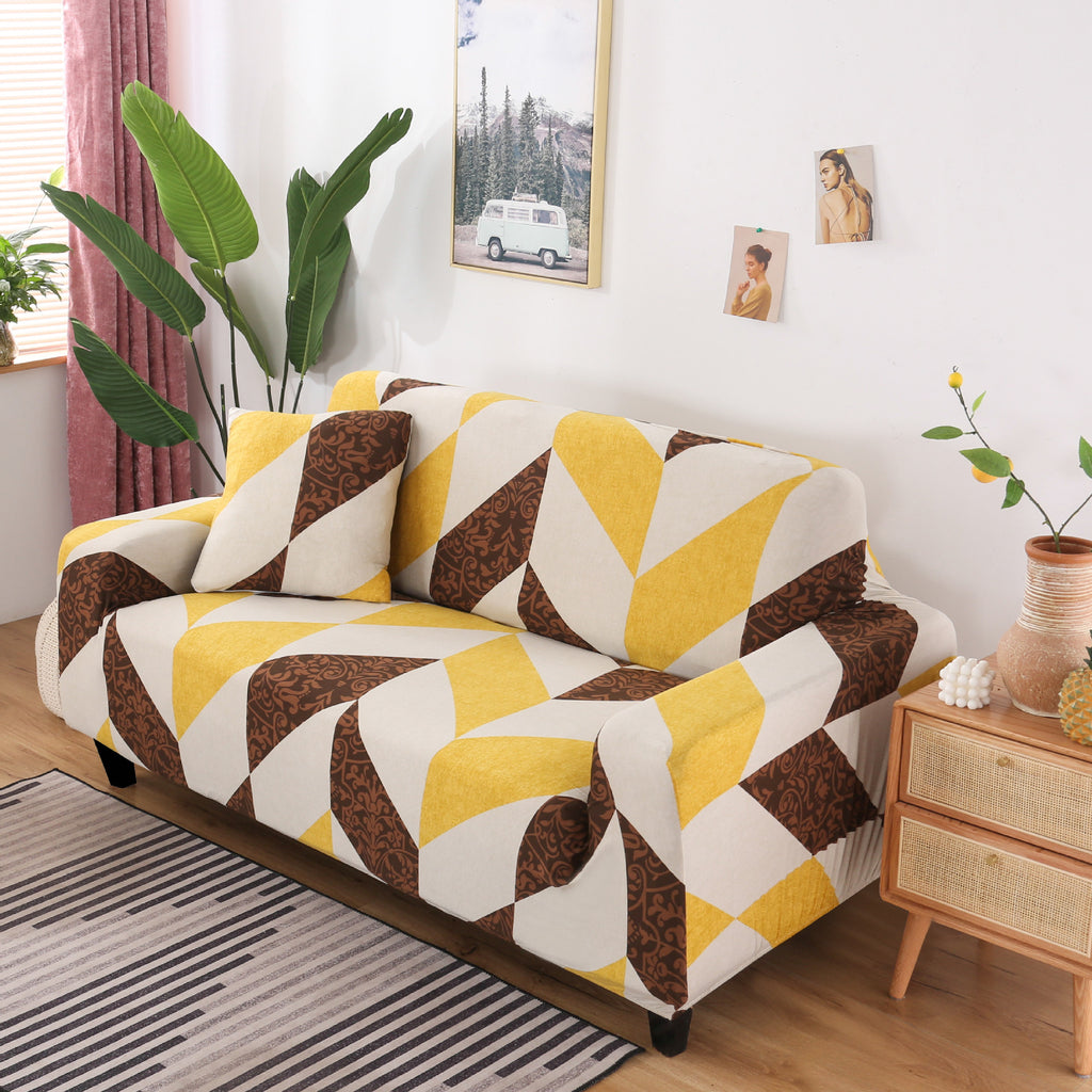 Gedruckter Multifunktioneller Strick Dehnbarer Sofa-Bett-Bezug