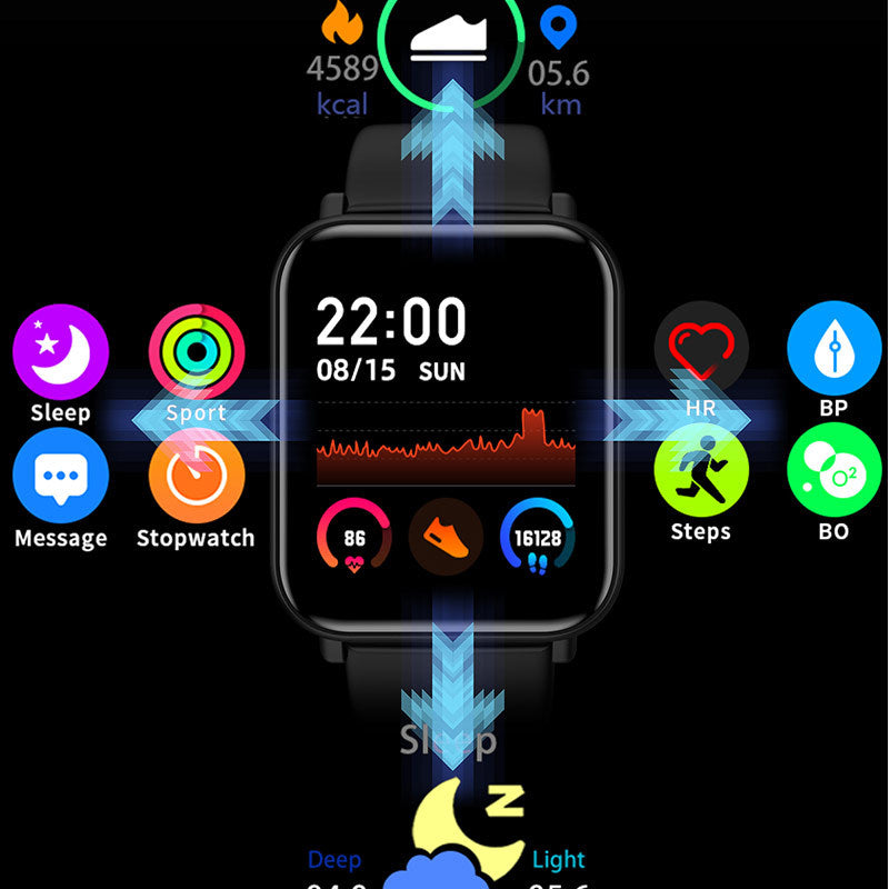 Wasserdichtes Smart-Armband mit Blutdruckmessung – Bild 5 | LuxeStyle