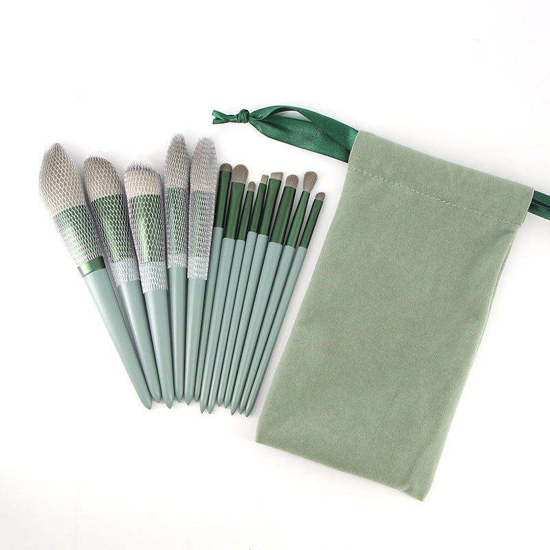 Pinsel-Set mit Holzgriff & weichen Fasern · 13-teilig – Bild 1 | LuxeStyle